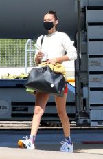 HAILEY BIEBER and BELLA HADID Arrives in Sardina 06/23/2020