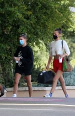 HAILEY BIEBER and BELLA HADID Arrives in Sardina 06/23/2020