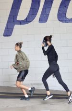 HAILEY BIEBER and KENDALL JENNER at a Gym in Beverly Hills 06/17/2020