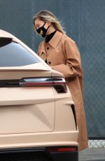 HAILEY BIEBER Arrives at a Studio in Studio City 06/29/2020