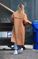 HAILEY BIEBER Arrives at a Studio in Studio City 06/29/2020