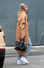HAILEY BIEBER Arrives at a Studio in Studio City 06/29/2020
