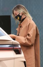 HAILEY BIEBER Arrives at a Studio in Studio City 06/29/2020