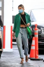 HAILEY BIEBER Arrives at Dermatologist Office in Beverly Hills 06/18/2020