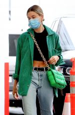 HAILEY BIEBER Arrives at Dermatologist Office in Beverly Hills 06/18/2020