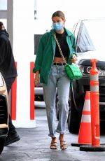 HAILEY BIEBER Arrives at Dermatologist Office in Beverly Hills 06/18/2020