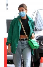 HAILEY BIEBER Arrives at Dermatologist Office in Beverly Hills 06/18/2020