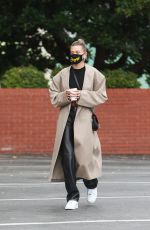 HAILEY BIEBER at Blue Bottle Cafe in Beverly Hills 06/28/2020