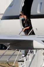 HAILEY BIEBER at Van Nuys Airport in Los Angeles 06/27/2020