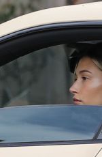 HAILEY BIEBER Driving Out in Beverly Hills 06/16/2020