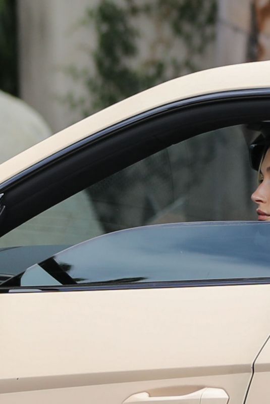 HAILEY BIEBER Driving Out in Beverly Hills 06/16/2020