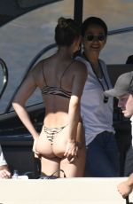 HAILEY BIEBER in Bikini at a Yacht in Italy 06/23/2020