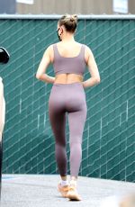 HAILEY BIEBER in Tights Out in Los Angeles 06/20/2020