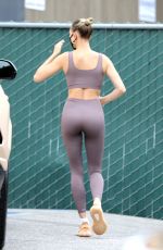 HAILEY BIEBER in Tights Out in Los Angeles 06/20/2020