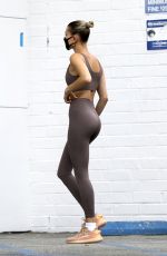 HAILEY BIEBER in Tights Out in Los Angeles 06/20/2020