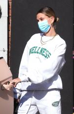 HAILEY BIEBER Leaves Beachwood Studios in West Hollywood 06/29/2020