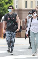 HALSEY and Yungblud at Black Lives Matter Protest in Los Angeles 06/02/2020