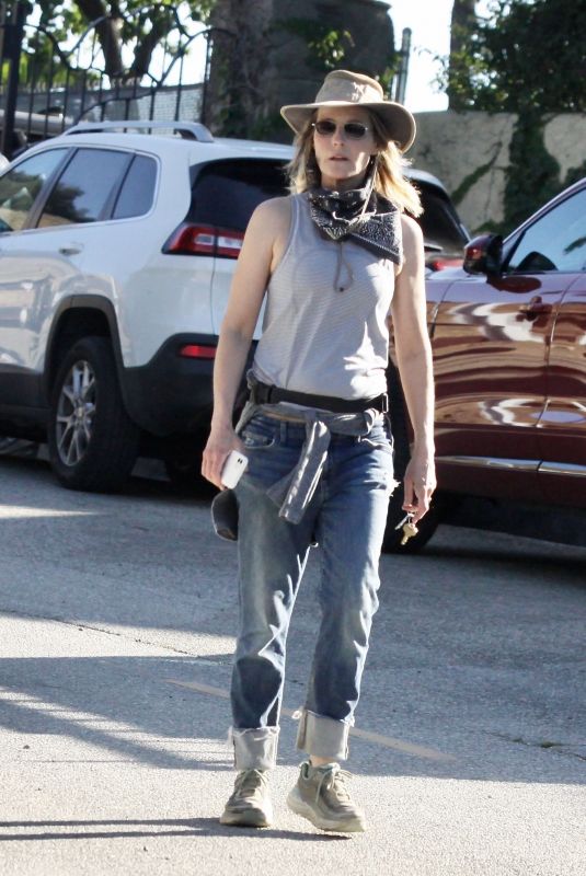 HELEN HUNT Out and About in Brentwood 06/12/2020
