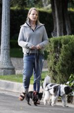 HELEN HUNT Out with Her Dogs in Pacific Palisades 06/28/2020