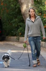 HELEN HUNT Out with Her Dogs in Pacific Palisades 06/28/2020