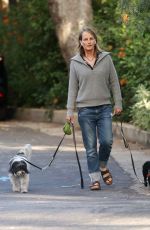 HELEN HUNT Out with Her Dogs in Pacific Palisades 06/28/2020