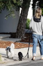 HELEN HUNT Out with Her Dogs in Pacific Palisades 06/28/2020