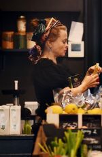 HELENA BONHAM CARTER at a Juice Shop in London 06/21/2020