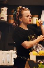HELENA BONHAM CARTER at a Juice Shop in London 06/21/2020