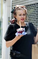 HELENA BONHAM CARTER at a Juice Shop in London 06/21/2020