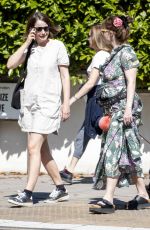 HELENA BONHAM CARTER Out with Her Dog in London 06/01/2020