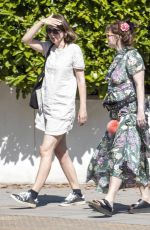 HELENA BONHAM CARTER Out with Her Dog in London 06/01/2020
