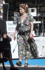 HELENA BONHAM CARTER Out with Her Dog in London 06/01/2020