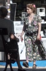 HELENA BONHAM CARTER Out with Her Dog in London 06/01/2020
