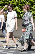HELENA BONHAM CARTER Out with Her Dog in London 06/01/2020