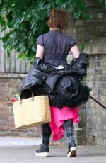 HELENA BONHAM CARTER Out with Her Dog in London 06/08/2020