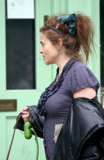 HELENA BONHAM CARTER Out with Her Dog in London 06/08/2020