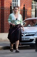 HELENA BONHAM CARTER Out with Her Dog in London 06/17/2020