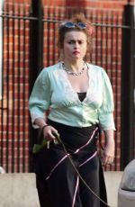 HELENA BONHAM CARTER Out with Her Dog in London 06/17/2020