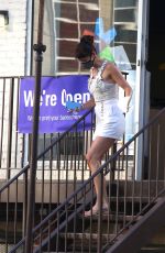 HELENA CHRISTENSEN at a Fedex Store in New York 06/26/2020
