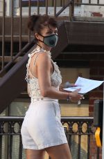 HELENA CHRISTENSEN at a Fedex Store in New York 06/26/2020