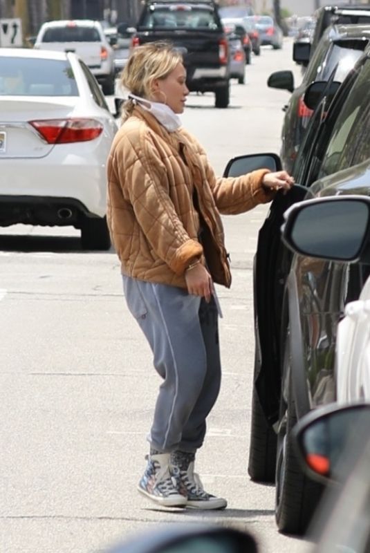 HILARY DUFF Out in Los Angeles 06/18/2020