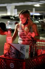 HILARY DUFF Shopping at Target in Los Angeles 06/21/2020