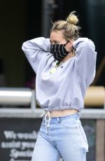 HILARY DUFF Wearing a Mask at Whole Foods in Los Angeles 06/16/2020