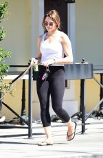 HUNTER HALEY KING Out with Her Dog in Los Angeles 06/11/2020