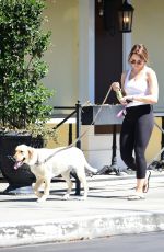 HUNTER HALEY KING Out with Her Dog in Los Angeles 06/11/2020