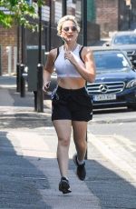INDIA MULLEN Out Jogging in London 06/03/2020