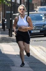INDIA MULLEN Out Jogging in London 06/03/2020