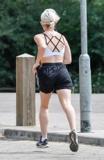 INDIA MULLEN Out Jogging in London 06/03/2020