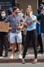 IRELAND BALDWIN at a Protest in Los Angeles 06/01/2020
