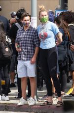 IRELAND BALDWIN at a Protest in Los Angeles 06/01/2020